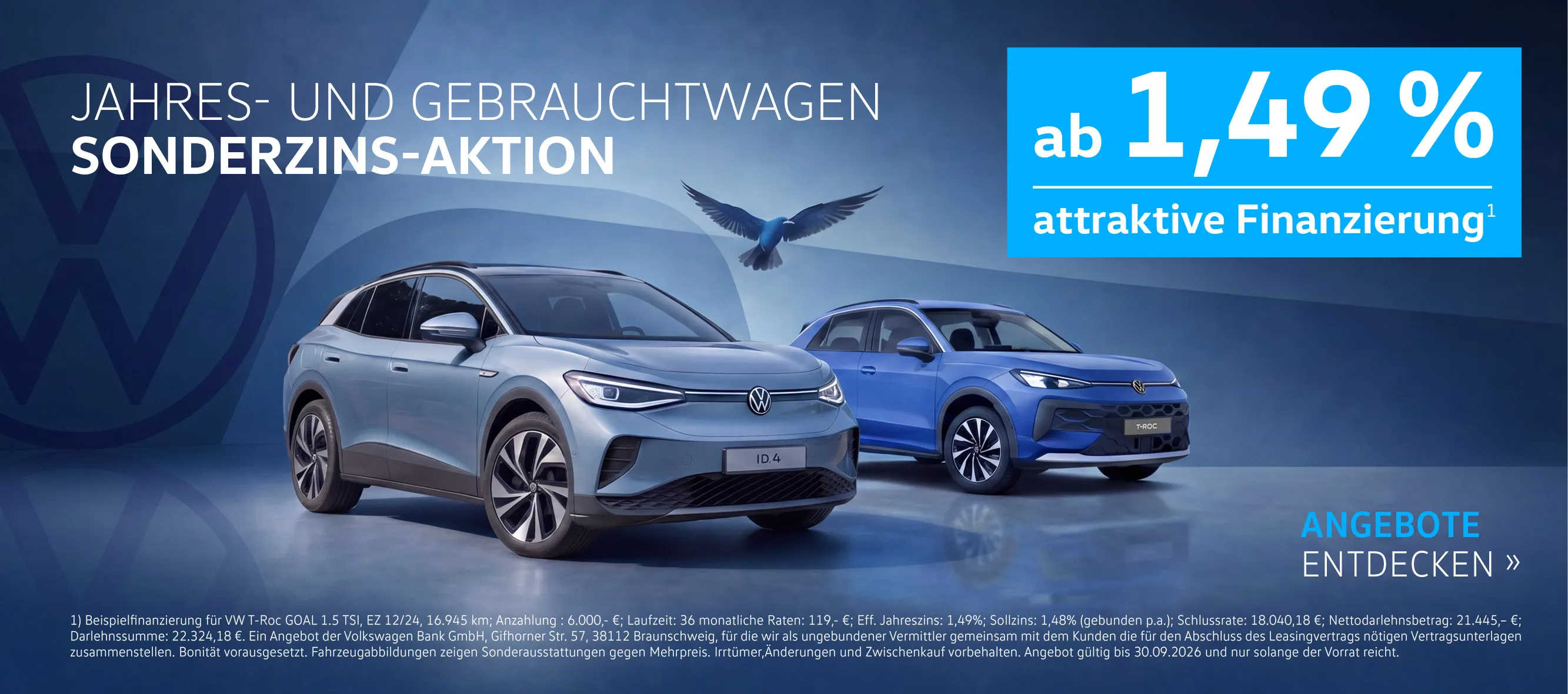 VW Sonderzins Aktion 