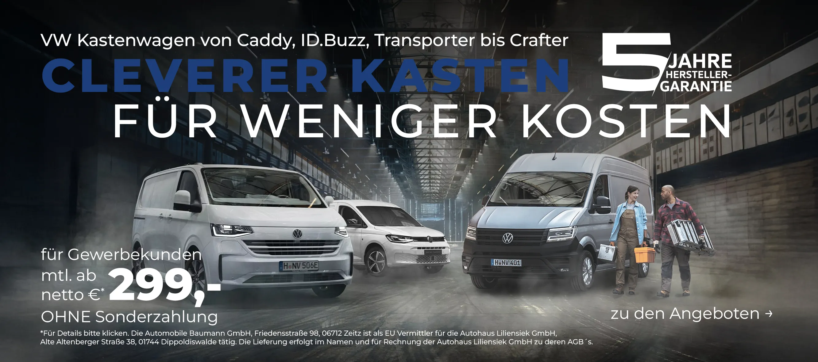 VW Kastenwagen Aktion