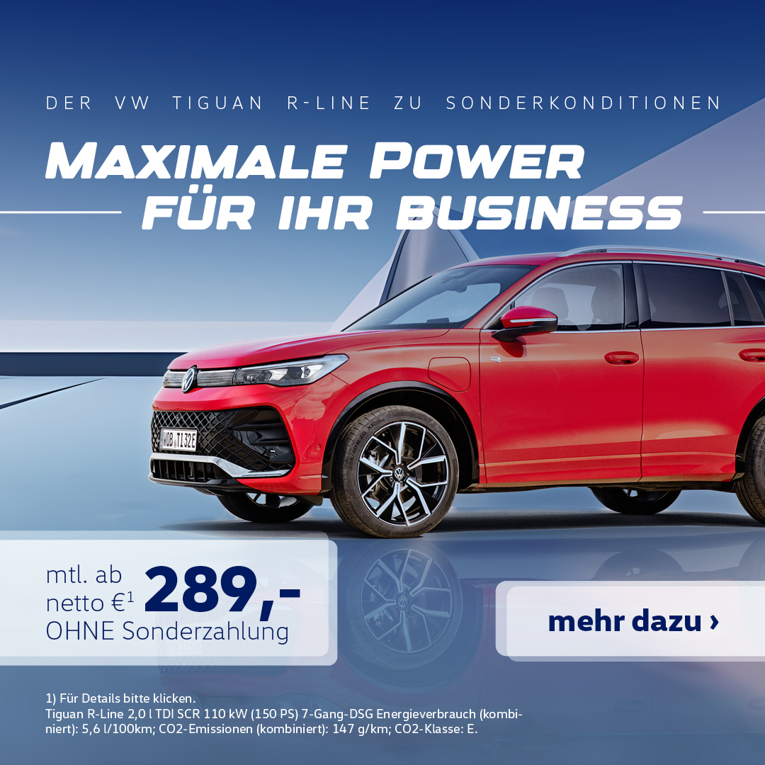 Tiguan R-Line Business Leasing