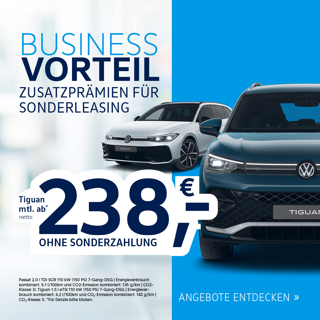 Volkswagen Gewerbeleasing