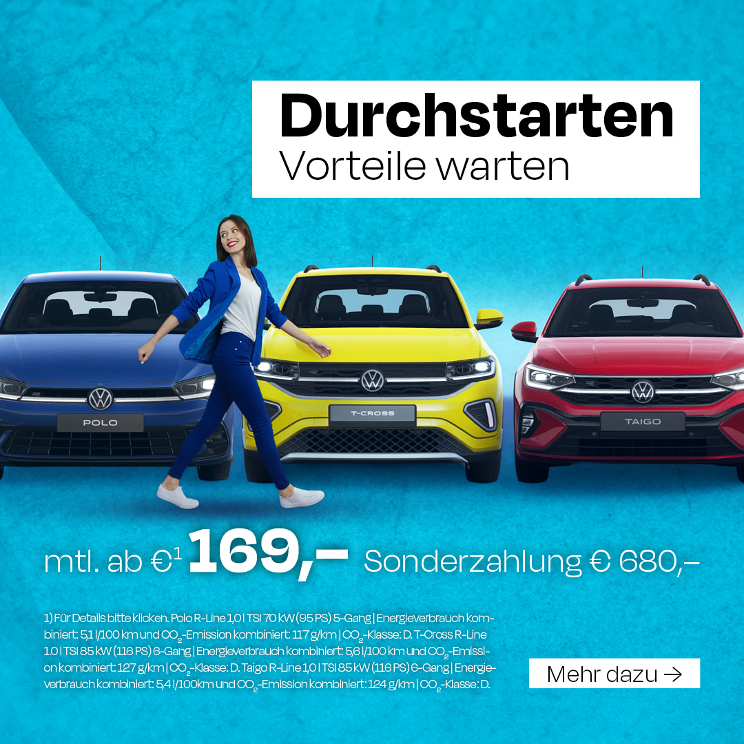 VW Sonderleasing Aktion
