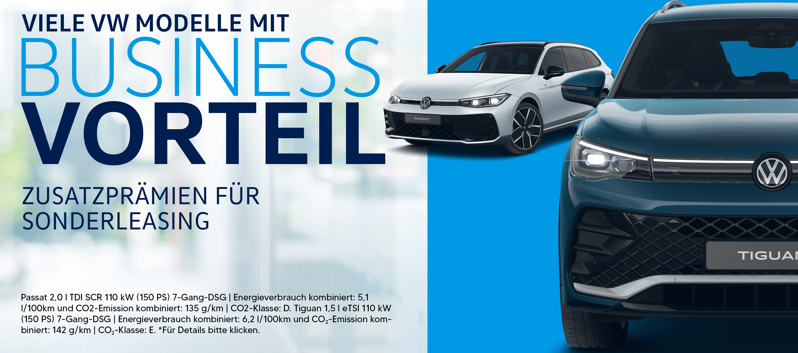 Volkswagen Gewerbeleasing