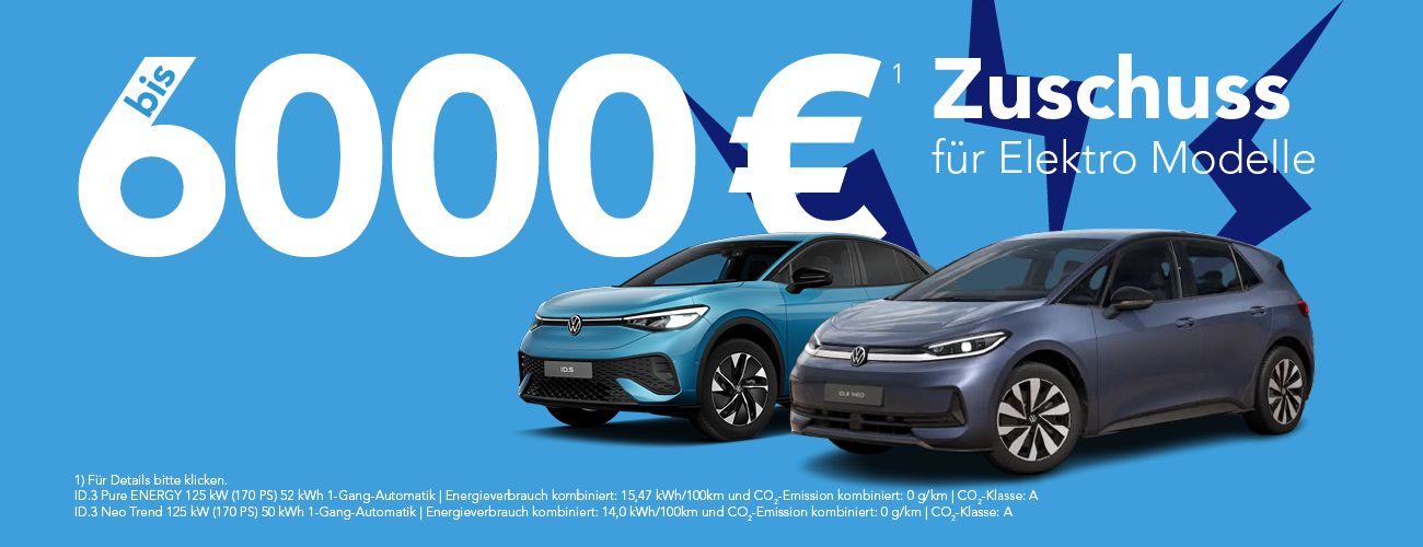 VW Elektro Prämien