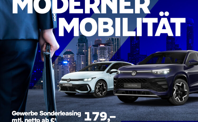  VW Gewerbe Sonderleasing
